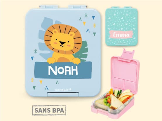 Pack Duo Lunch Box Enfant Personnalisée