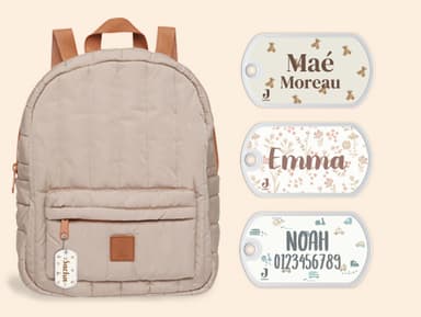 Jollein - Étiquette cartable