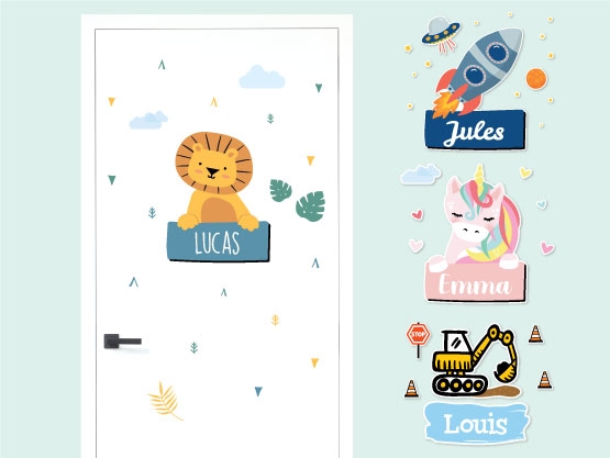 Sticker à Thème pour Porte