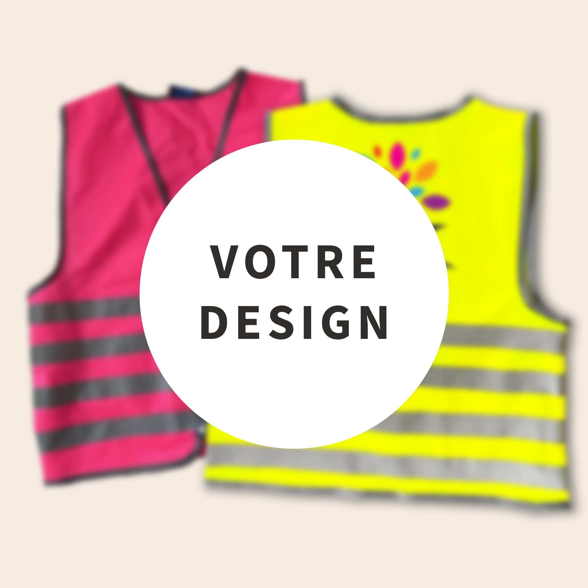 Gilet de sécurité sur-mesure pour enfant