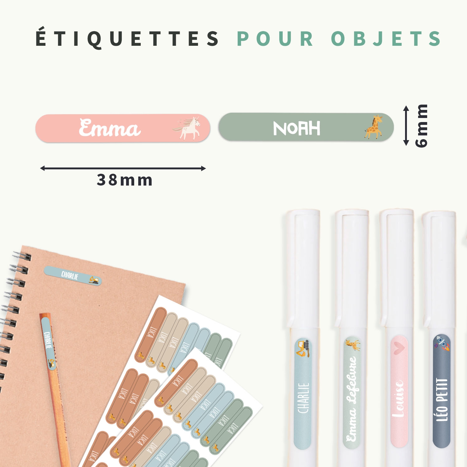 Mini Autocollants à Thème