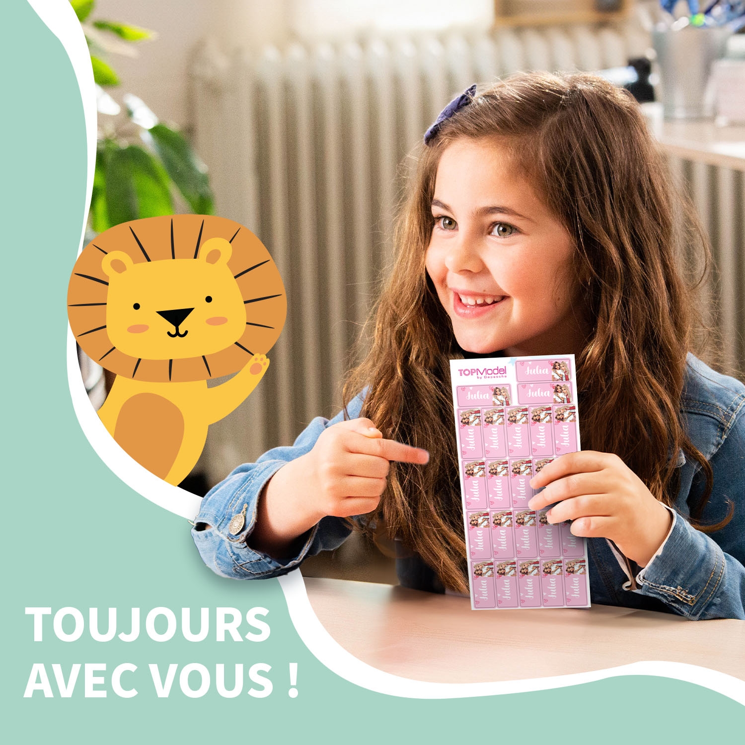 Petites Étiquettes Autocollantes TOPModel