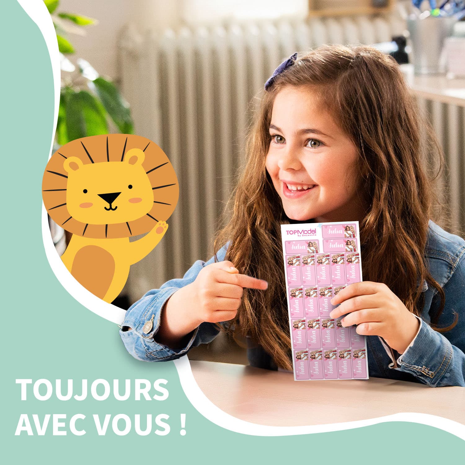 Petites Étiquettes Autocollantes TOPModel