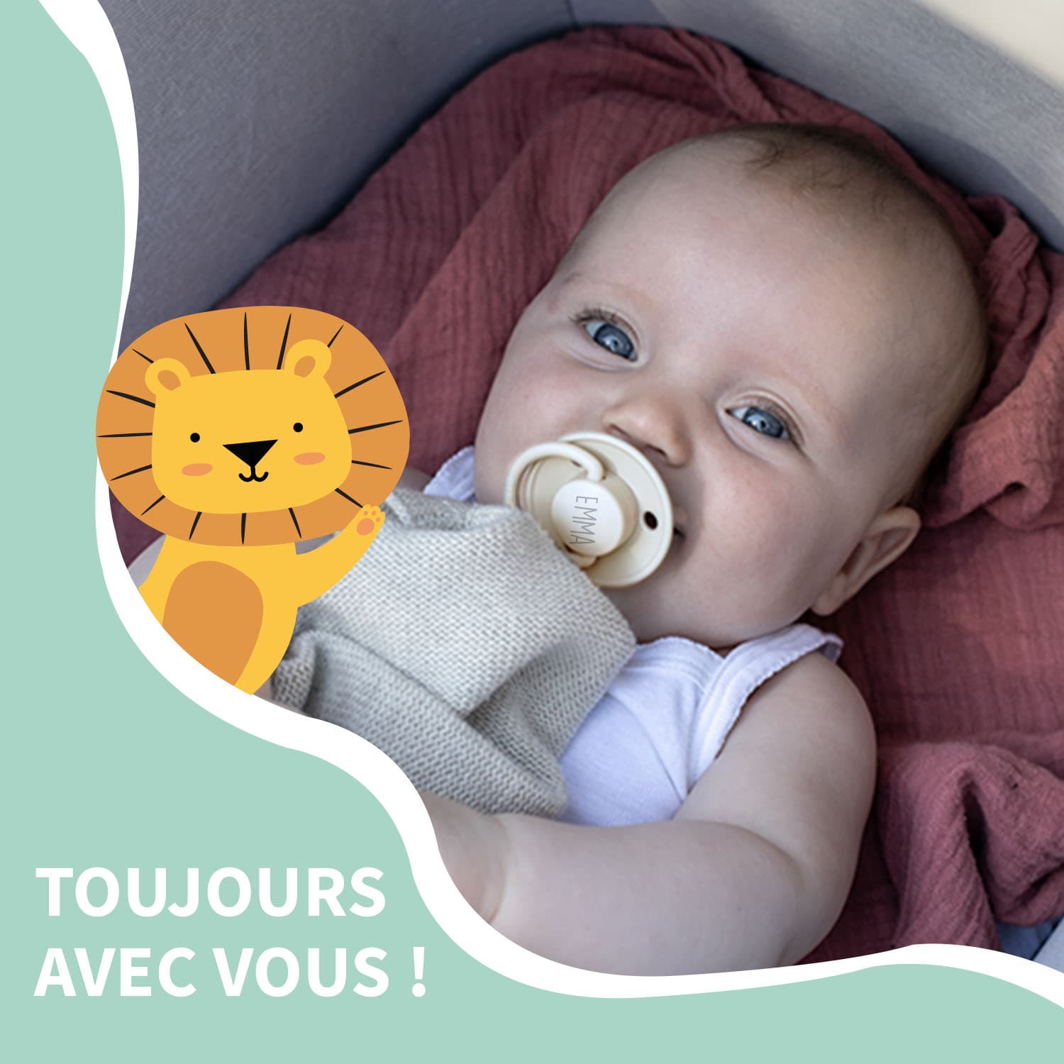 Tétine Personnalisée - BIBS de Lux