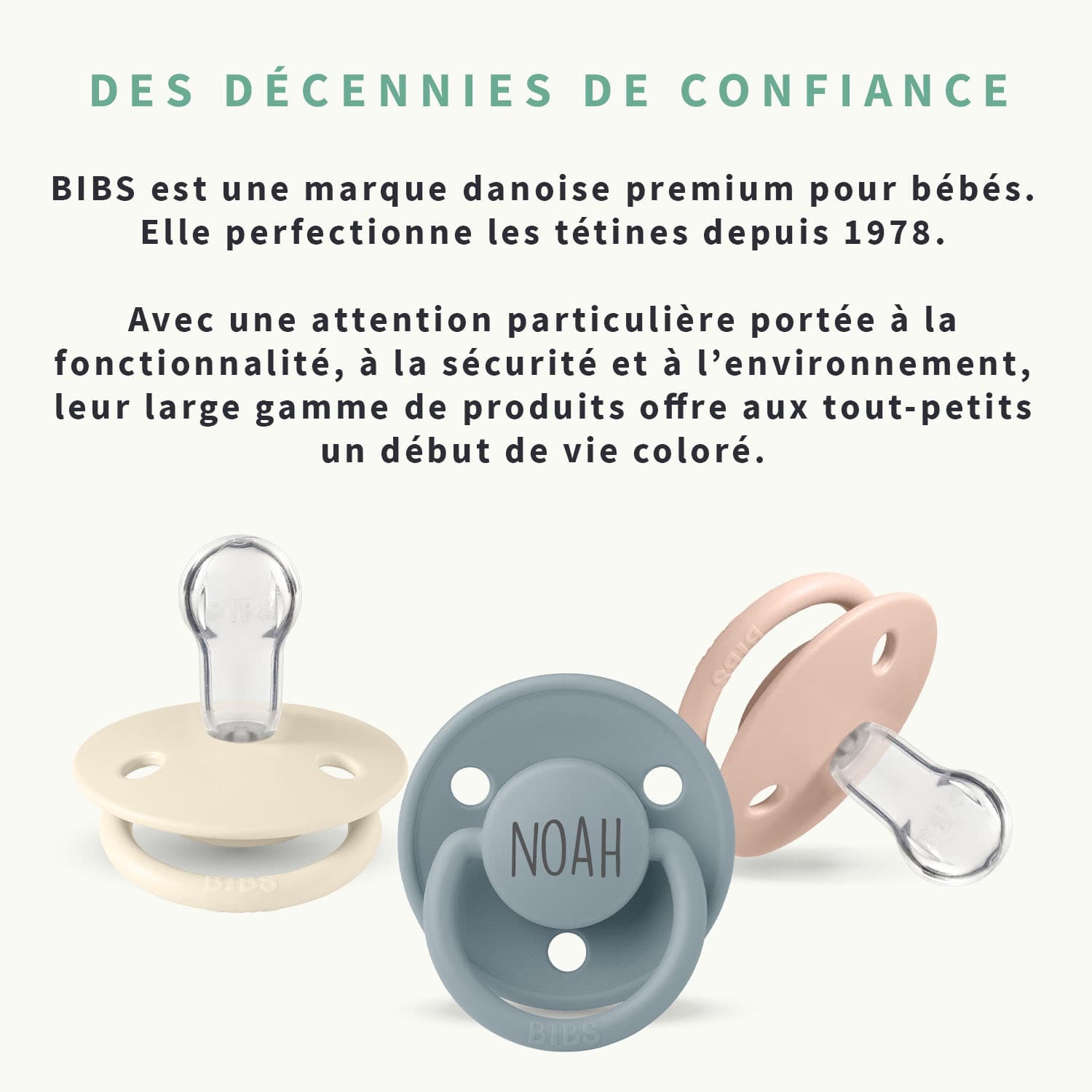 Tétine Personnalisée - BIBS de Lux