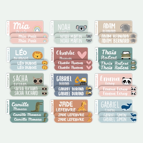Etiquettes Autocollantes - Kit échantillon