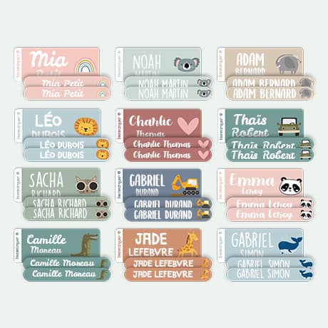 Etiquettes Autocollantes - Kit échantillon