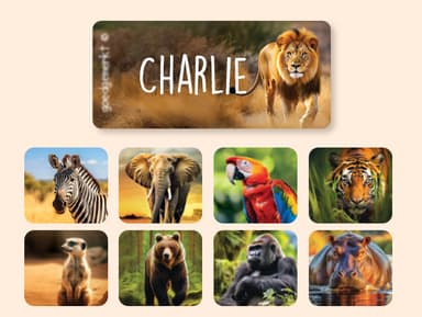 Étiquettes Vêtements Autocollantes au motif réaliste