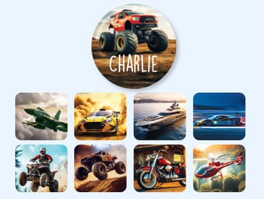 Étiquettes Autocollantes Rondes au motif réaliste