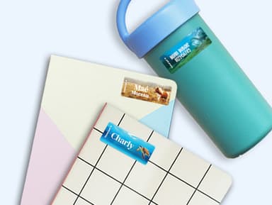 Petites Étiquettes Autocollantes au motif réaliste