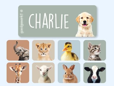 Petites Étiquettes Autocollantes au motif réaliste
