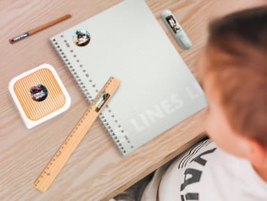 Pack d'Étiquettes Autocollantes pour Objets au motif réaliste