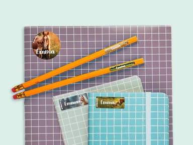 Pack d'Étiquettes Autocollantes pour Objets au motif réaliste