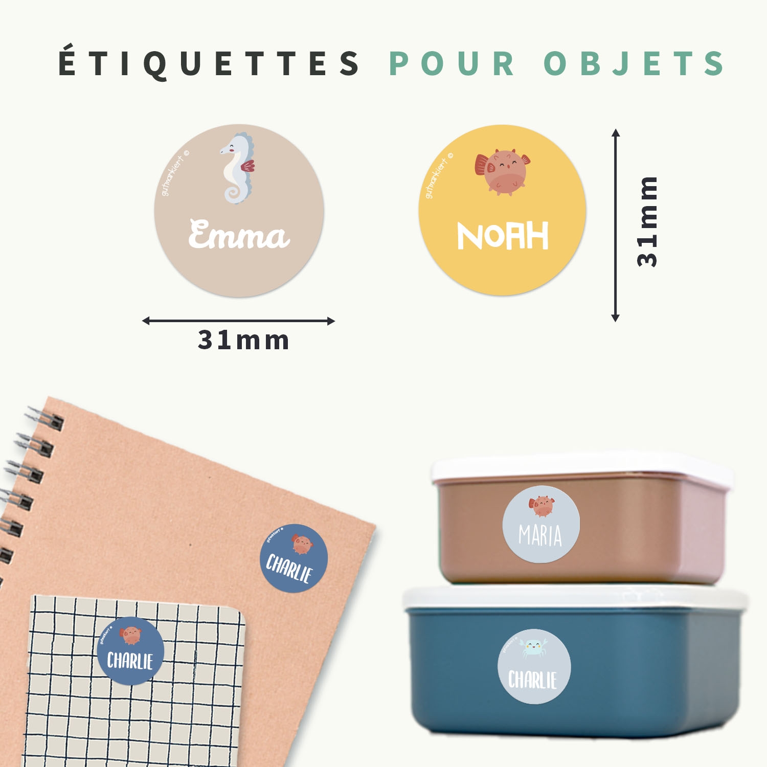 Dreambaby - Étiquettes Autocollantes Rondes