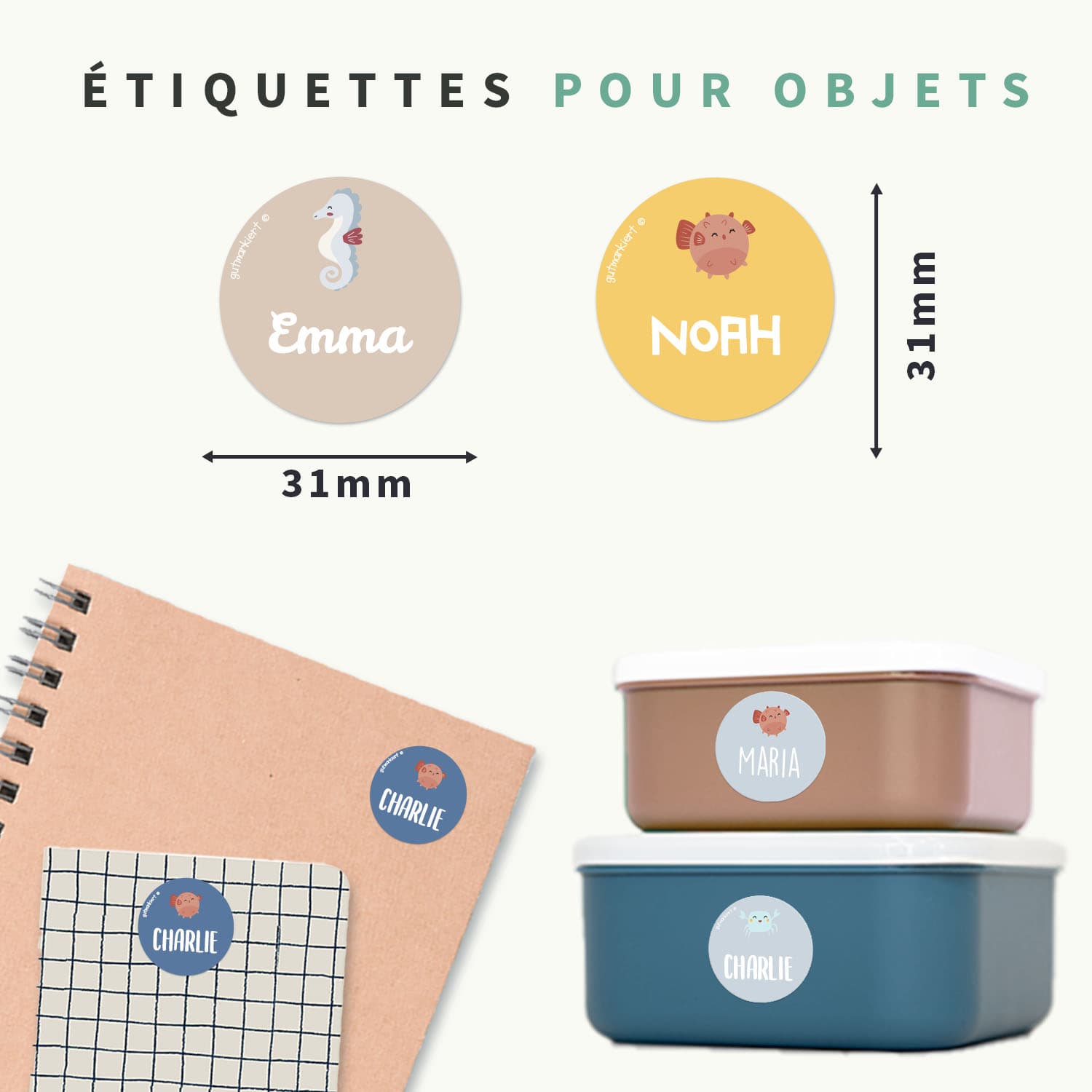 Dreambaby - Étiquettes Autocollantes Rondes