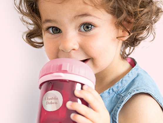 Étiquettes Autocollantes Rondes Tendance