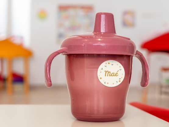 Étiquettes Autocollantes Rondes Tendance