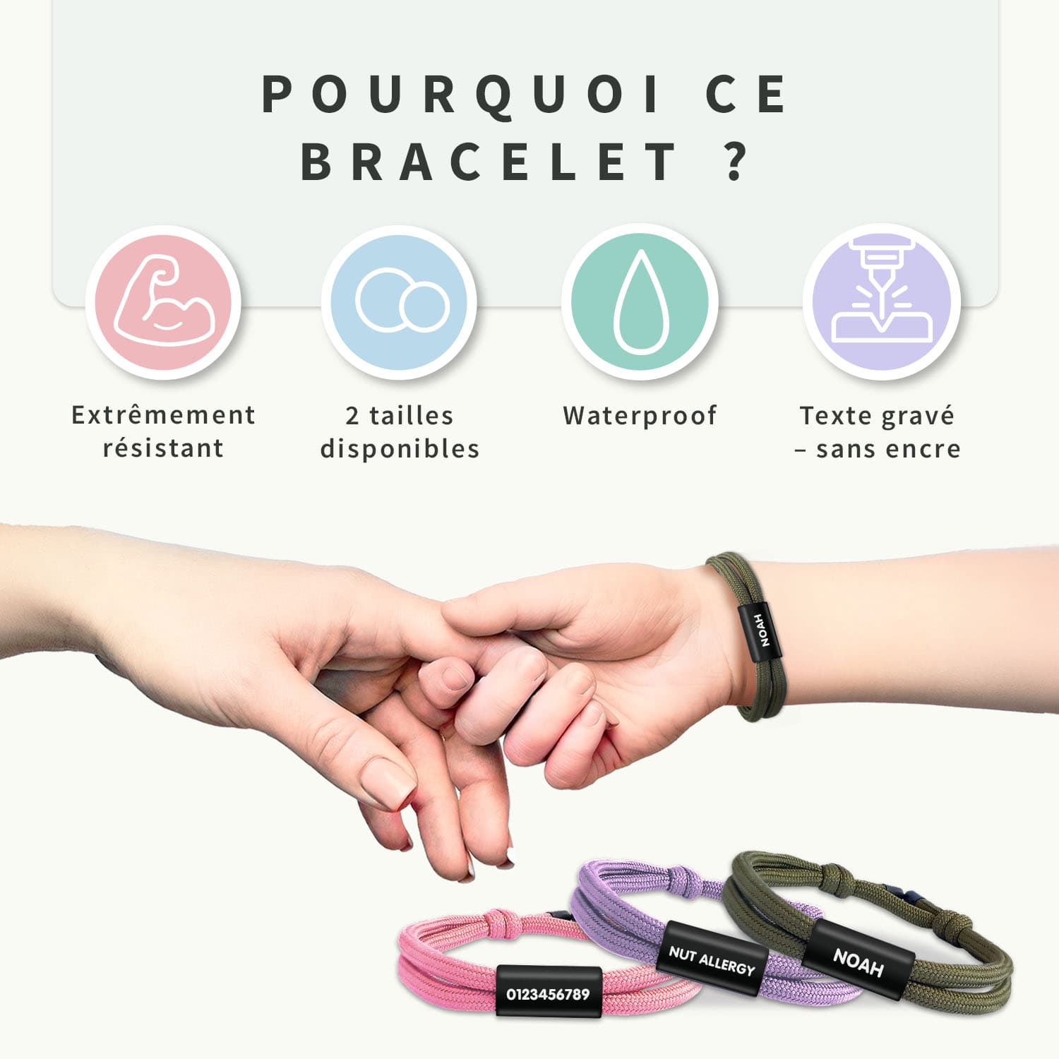Bracelet personnalisé élégant