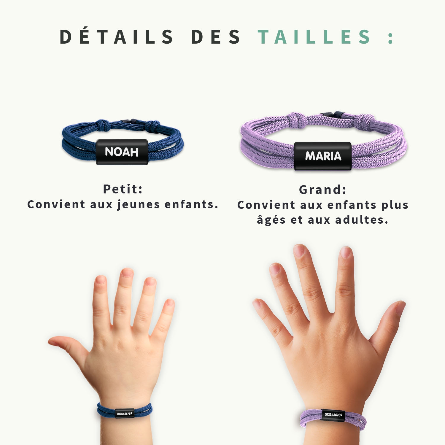 Bracelet personnalisé élégant