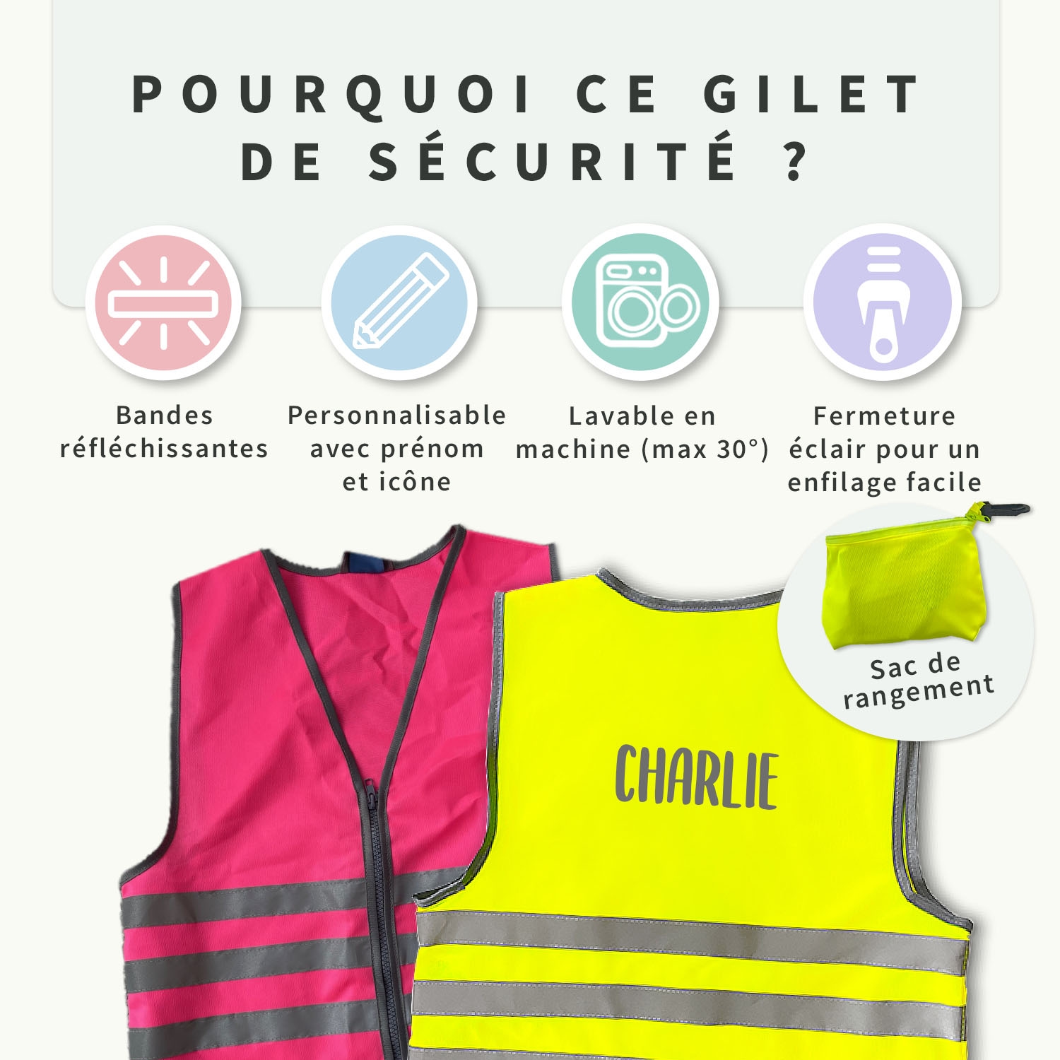 Gilet de sécurité enfant classique