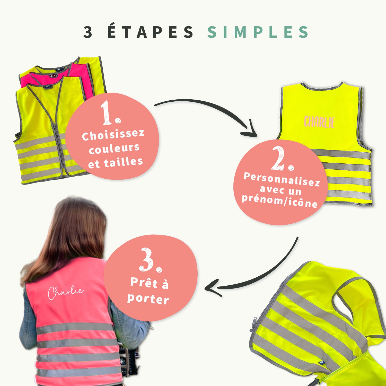 Gilet de sécurité enfant classique