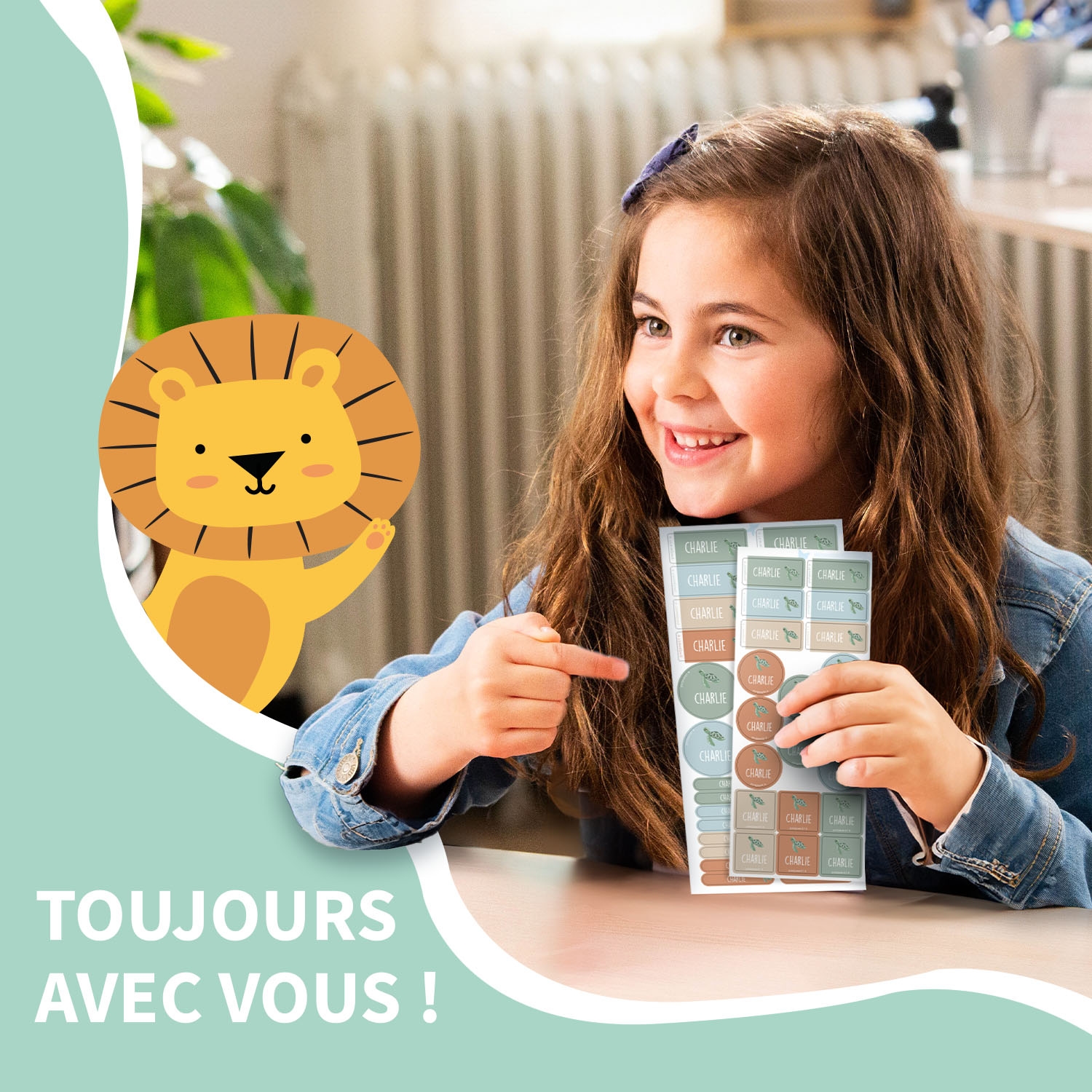 Pack Étiquettes Objets & Vêtements Autocollantes à Thème