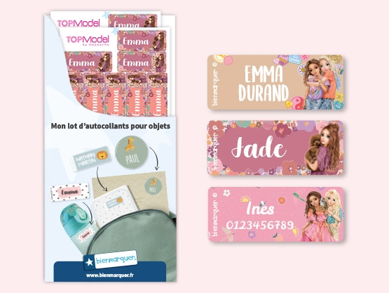 Petites Étiquettes Autocollantes TOPModel
