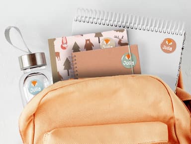 Étiquettes Autocollantes Rondes à Thème