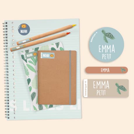 Pack d'Étiquettes Autocollantes pour Objets à Thème