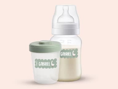 Étiquettes autocollantes avec bords ondulés à thème