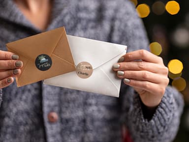 Étiquettes cadeaux de Noël personnalisées