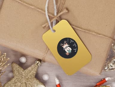 Étiquettes cadeaux de Noël personnalisées