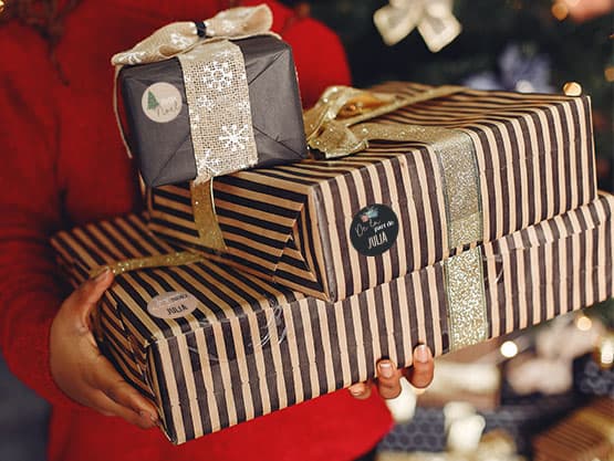 Étiquettes cadeaux de Noël personnalisées