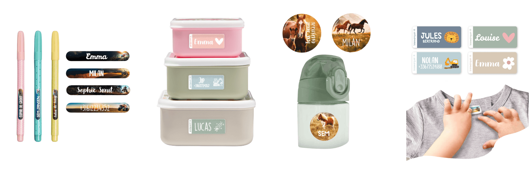 Combien de temps tiennent les étiquettes ?